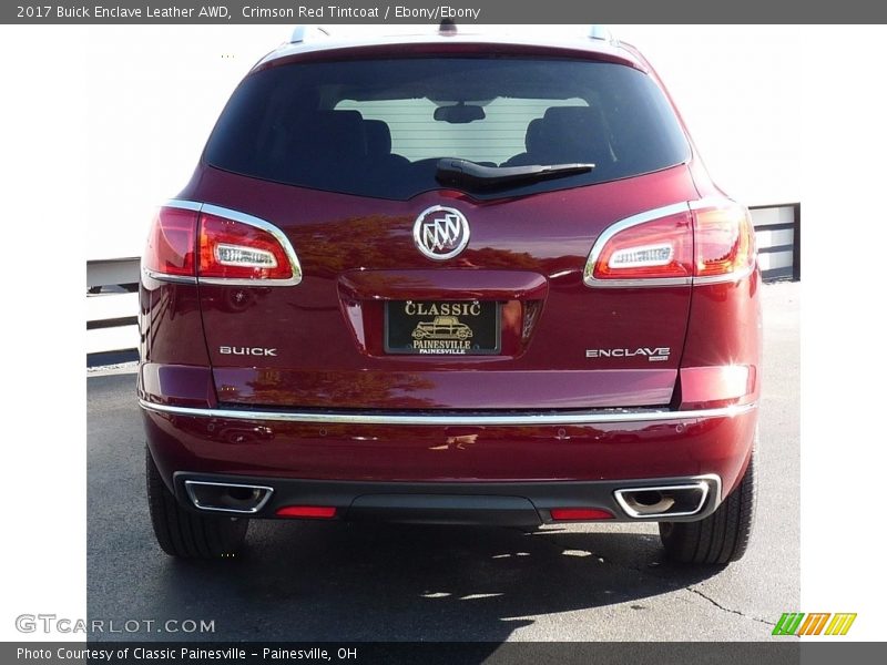 Crimson Red Tintcoat / Ebony/Ebony 2017 Buick Enclave Leather AWD