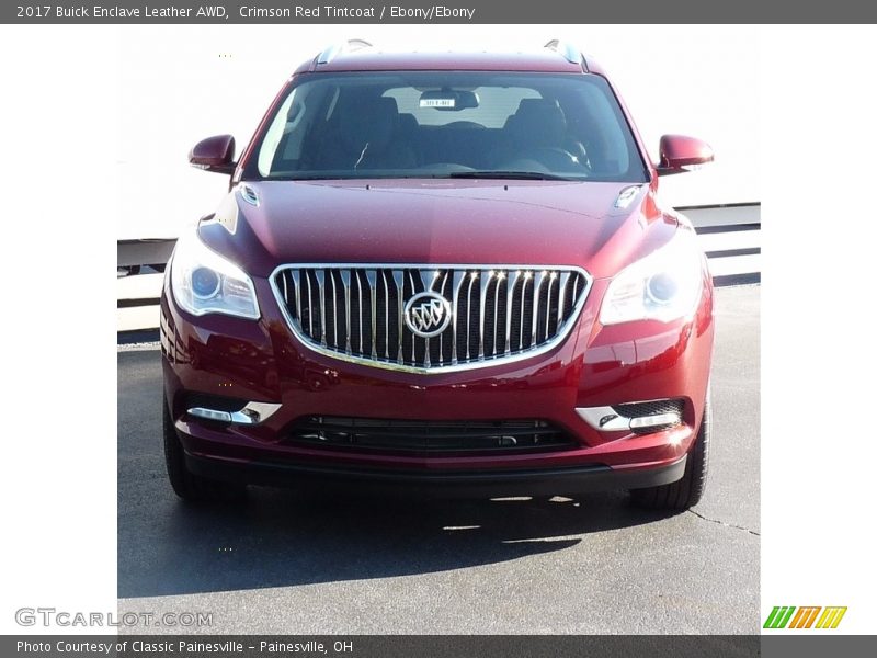 Crimson Red Tintcoat / Ebony/Ebony 2017 Buick Enclave Leather AWD