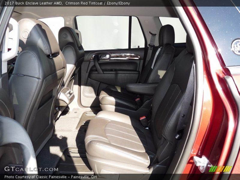Crimson Red Tintcoat / Ebony/Ebony 2017 Buick Enclave Leather AWD