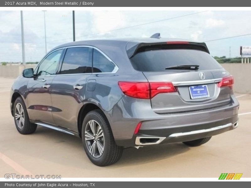 Modern Steel Metallic / Ebony 2017 Acura MDX