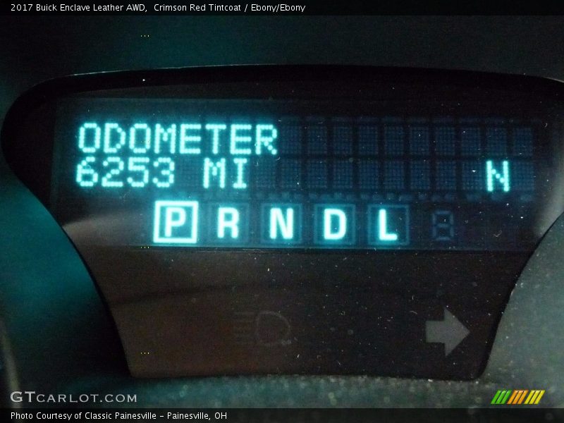 Crimson Red Tintcoat / Ebony/Ebony 2017 Buick Enclave Leather AWD
