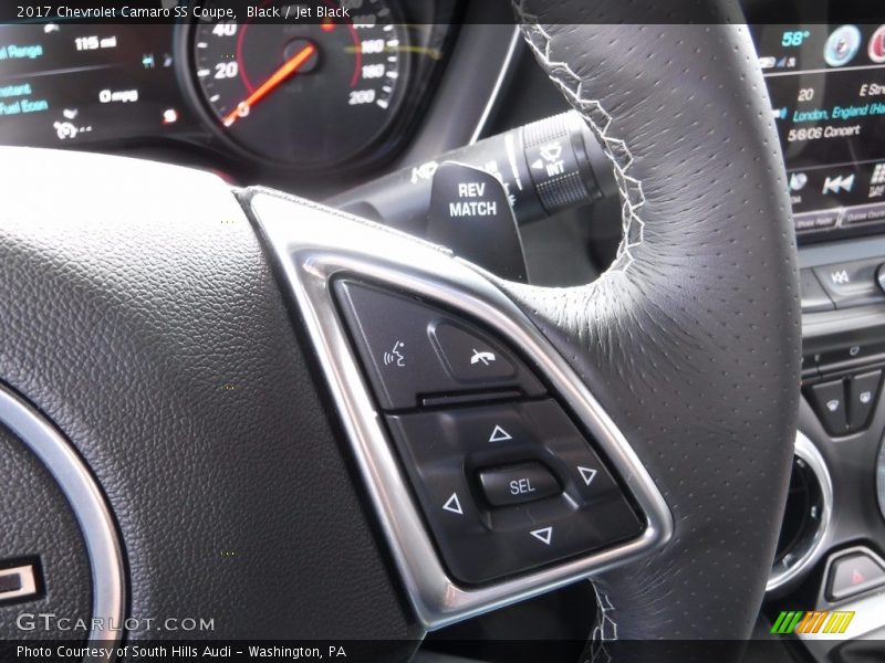 Controls of 2017 Camaro SS Coupe