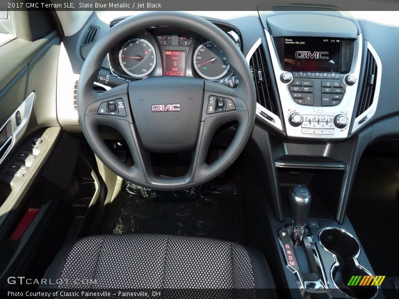 Slate Blue Metallic / Jet Black 2017 GMC Terrain SLE