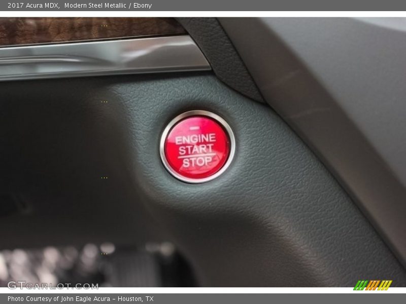 Modern Steel Metallic / Ebony 2017 Acura MDX