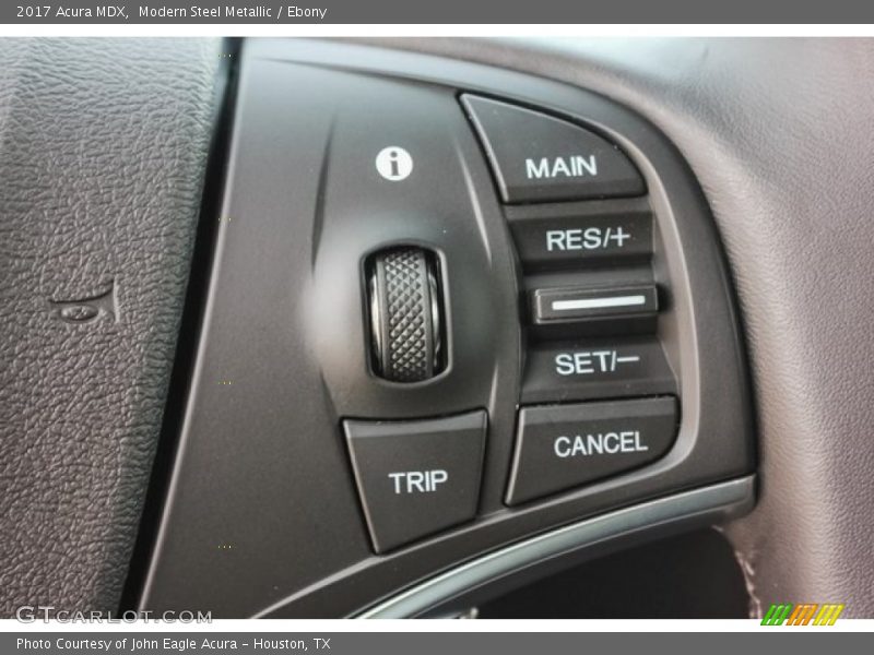 Modern Steel Metallic / Ebony 2017 Acura MDX