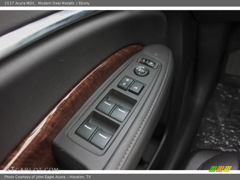 Modern Steel Metallic / Ebony 2017 Acura MDX