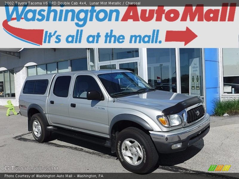 Lunar Mist Metallic / Charcoal 2002 Toyota Tacoma V6 TRD Double Cab 4x4