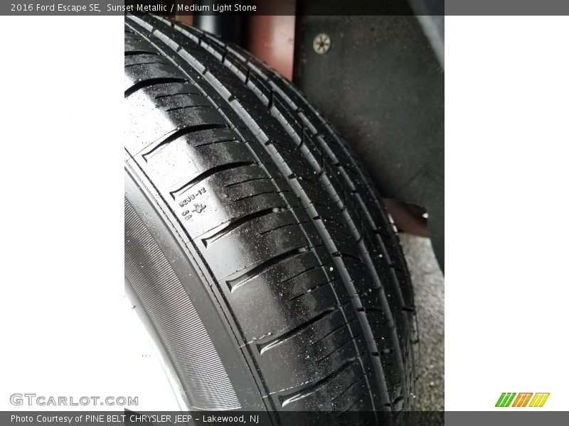 Sunset Metallic / Medium Light Stone 2016 Ford Escape SE