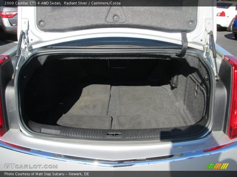 Radiant Silver / Cashmere/Cocoa 2009 Cadillac CTS 4 AWD Sedan
