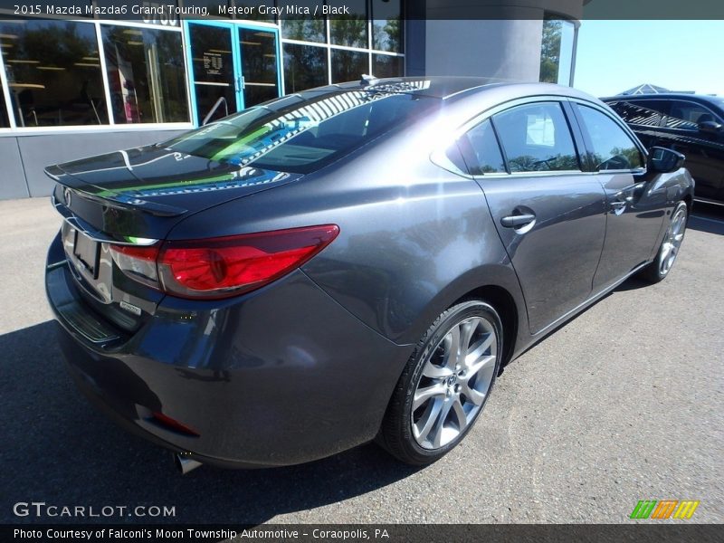 Meteor Gray Mica / Black 2015 Mazda Mazda6 Grand Touring
