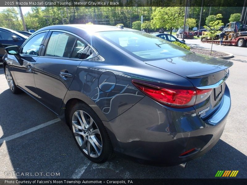 Meteor Gray Mica / Black 2015 Mazda Mazda6 Grand Touring