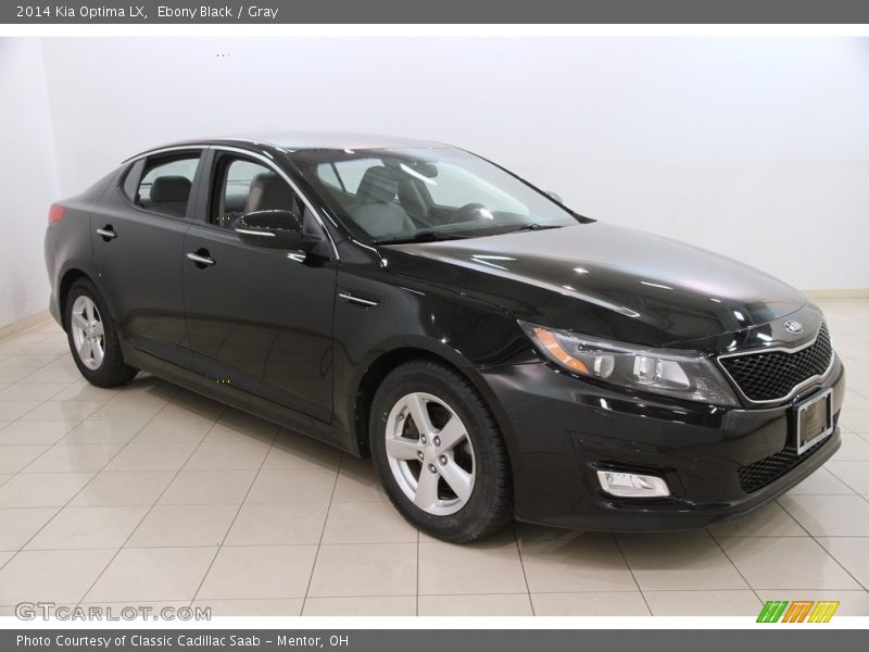 Ebony Black / Gray 2014 Kia Optima LX