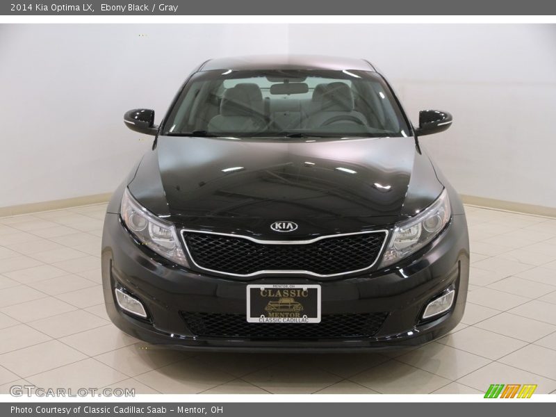 Ebony Black / Gray 2014 Kia Optima LX