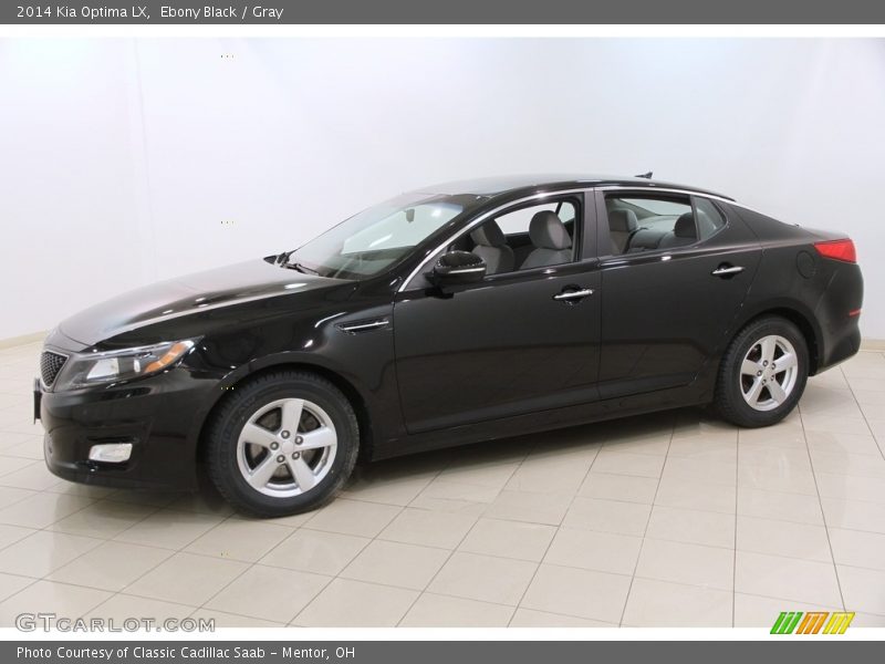 Ebony Black / Gray 2014 Kia Optima LX