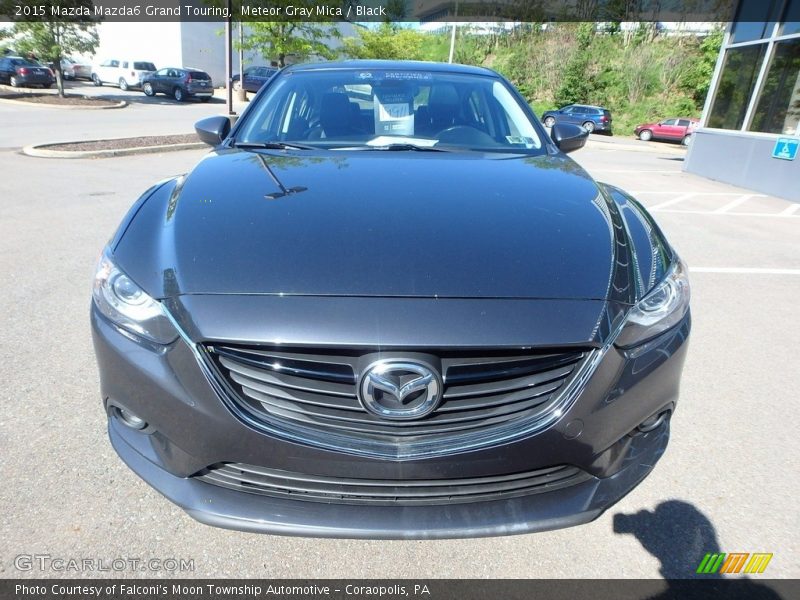 Meteor Gray Mica / Black 2015 Mazda Mazda6 Grand Touring
