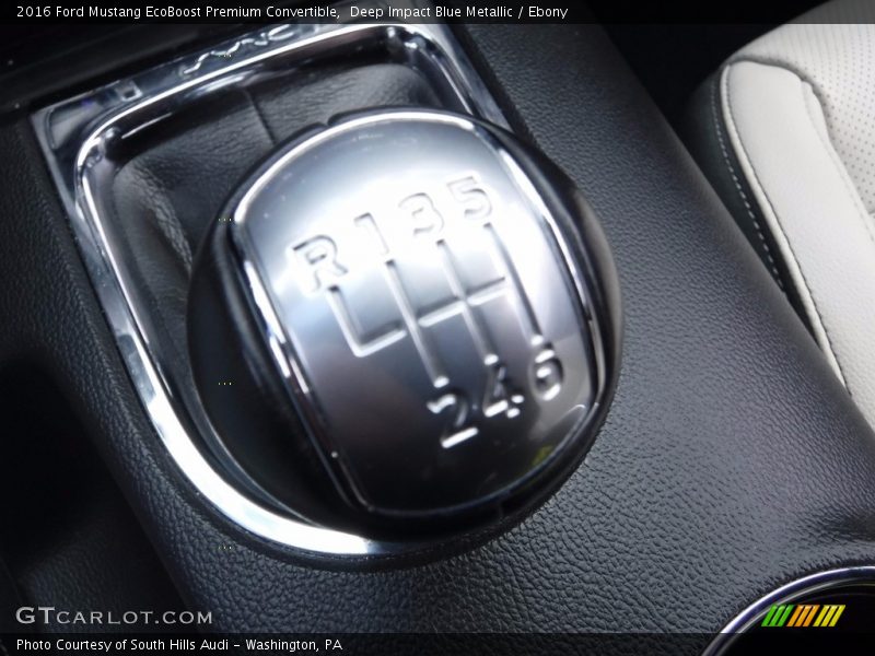  2016 Mustang EcoBoost Premium Convertible 6 Speed SelectShift Automatic Shifter