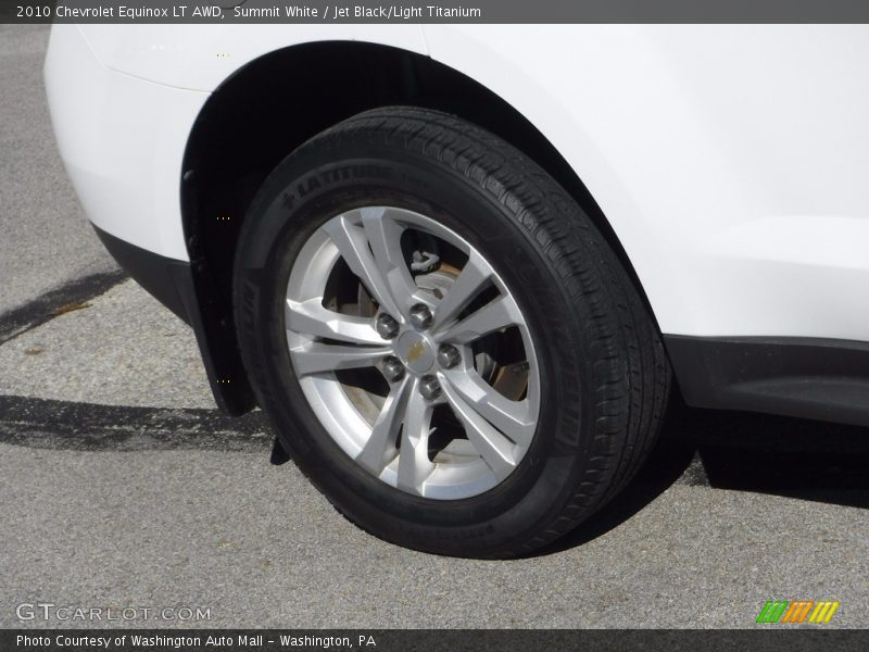 Summit White / Jet Black/Light Titanium 2010 Chevrolet Equinox LT AWD