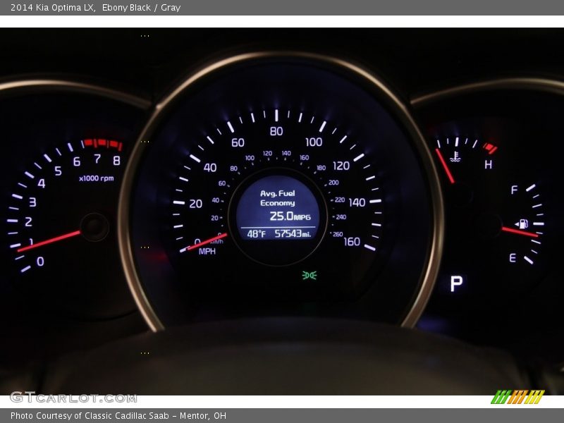 Ebony Black / Gray 2014 Kia Optima LX