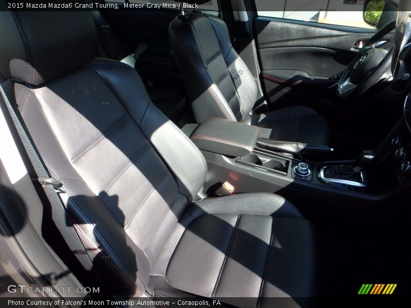 Meteor Gray Mica / Black 2015 Mazda Mazda6 Grand Touring