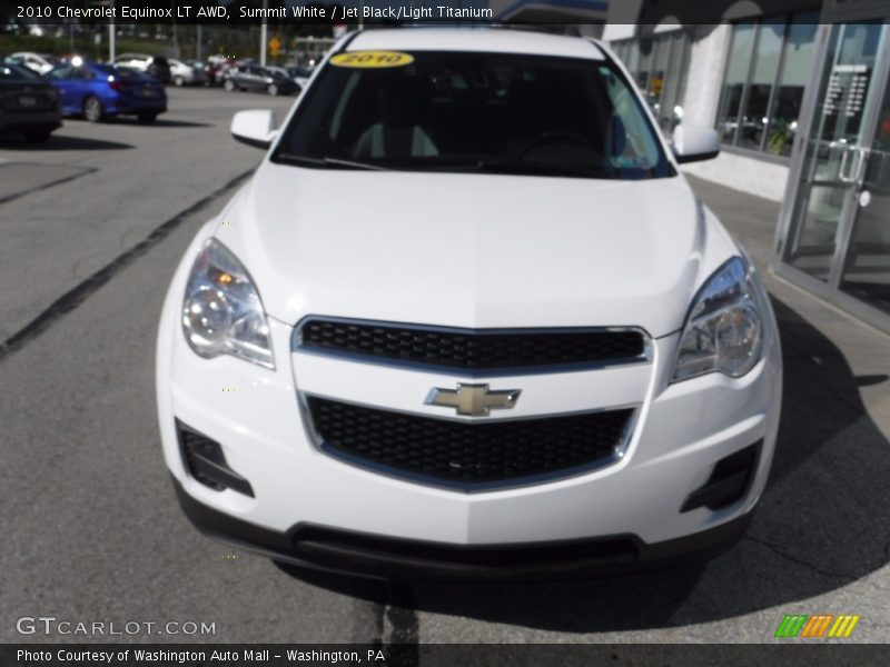 Summit White / Jet Black/Light Titanium 2010 Chevrolet Equinox LT AWD