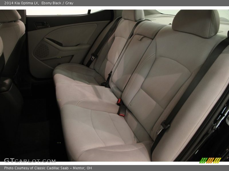 Ebony Black / Gray 2014 Kia Optima LX