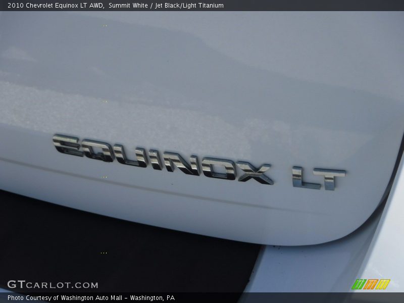 Summit White / Jet Black/Light Titanium 2010 Chevrolet Equinox LT AWD