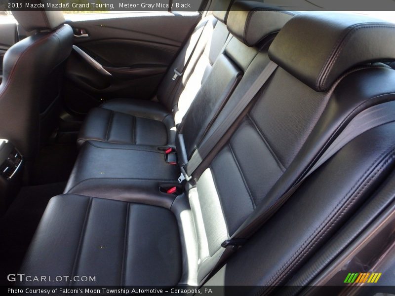 Meteor Gray Mica / Black 2015 Mazda Mazda6 Grand Touring