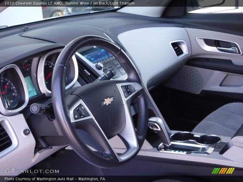 Summit White / Jet Black/Light Titanium 2010 Chevrolet Equinox LT AWD