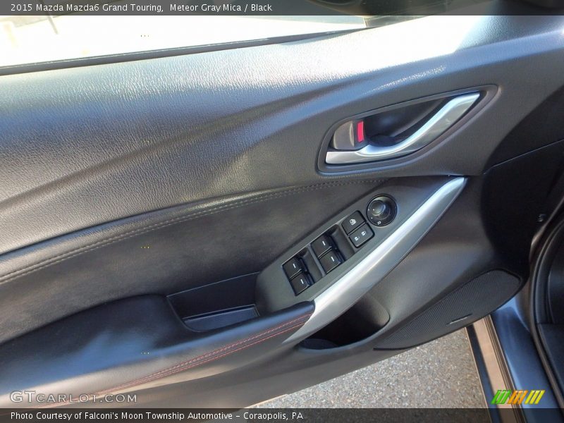 Meteor Gray Mica / Black 2015 Mazda Mazda6 Grand Touring