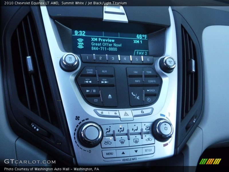 Summit White / Jet Black/Light Titanium 2010 Chevrolet Equinox LT AWD
