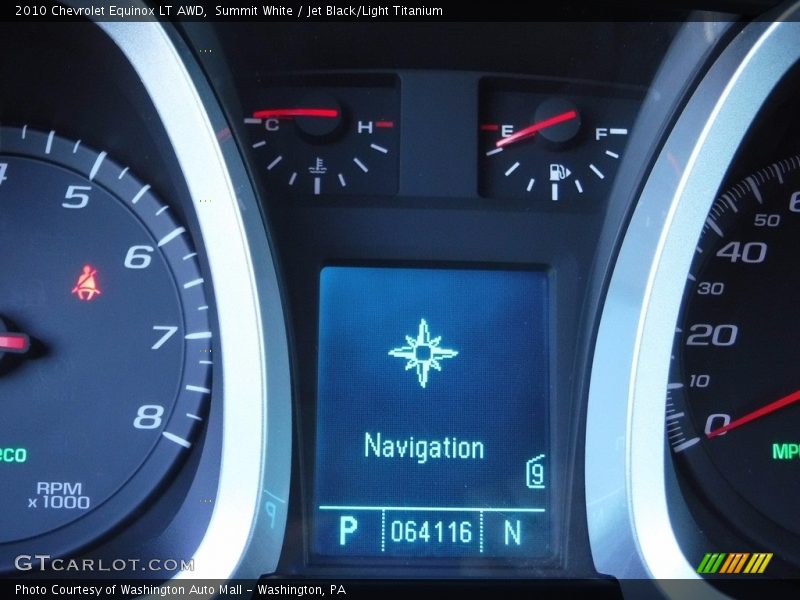 Summit White / Jet Black/Light Titanium 2010 Chevrolet Equinox LT AWD