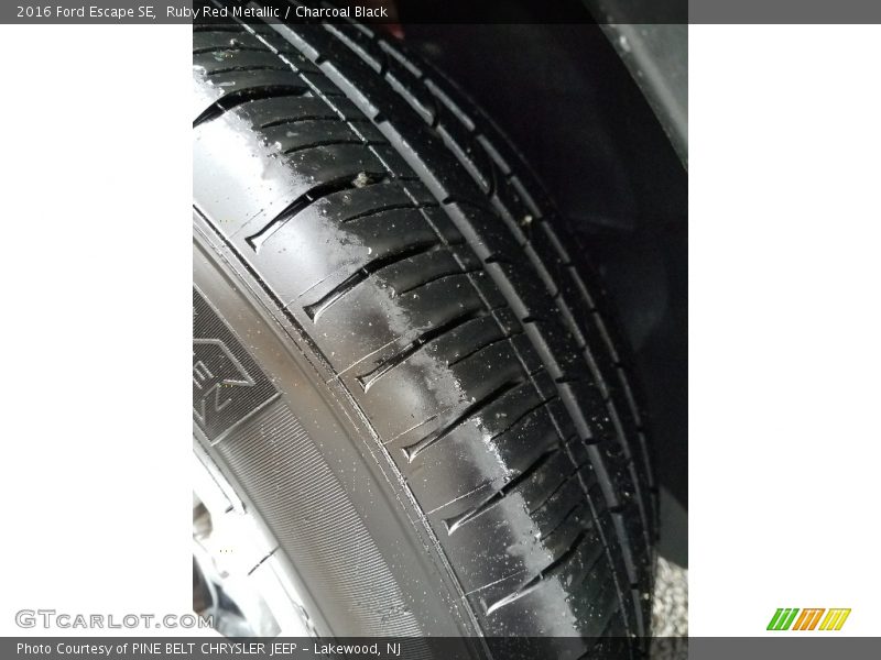 Ruby Red Metallic / Charcoal Black 2016 Ford Escape SE