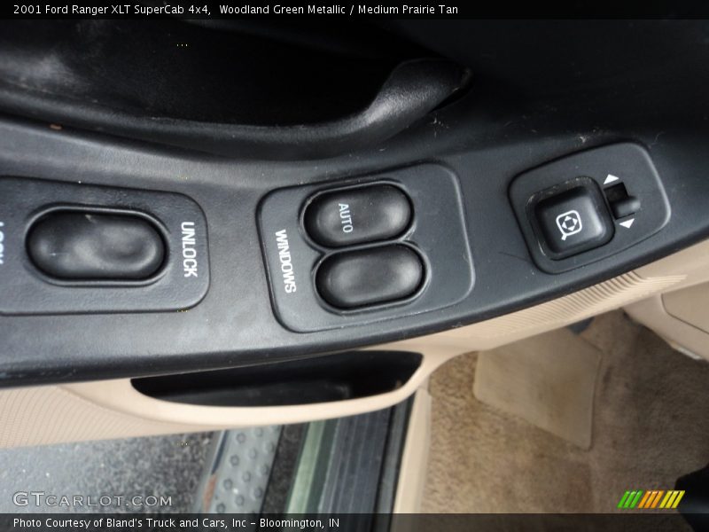 Woodland Green Metallic / Medium Prairie Tan 2001 Ford Ranger XLT SuperCab 4x4