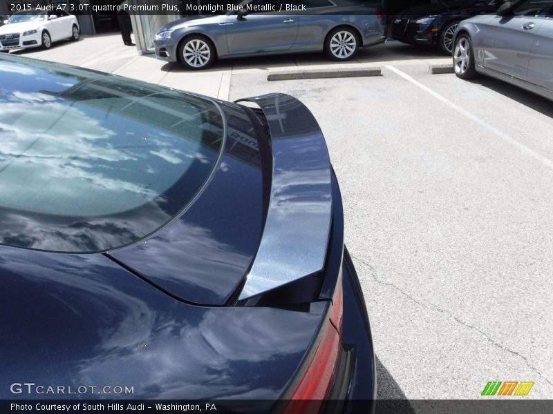 Moonlight Blue Metallic / Black 2015 Audi A7 3.0T quattro Premium Plus