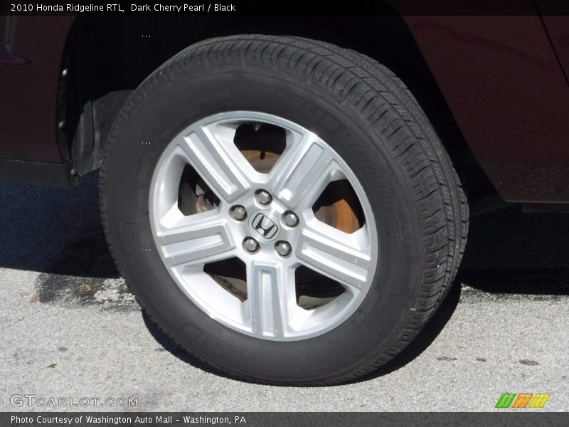 Dark Cherry Pearl / Black 2010 Honda Ridgeline RTL
