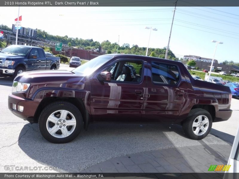 Dark Cherry Pearl / Black 2010 Honda Ridgeline RTL