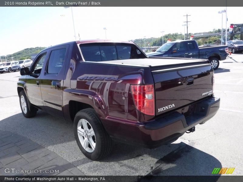 Dark Cherry Pearl / Black 2010 Honda Ridgeline RTL