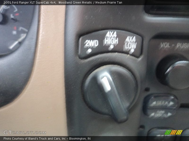 Woodland Green Metallic / Medium Prairie Tan 2001 Ford Ranger XLT SuperCab 4x4
