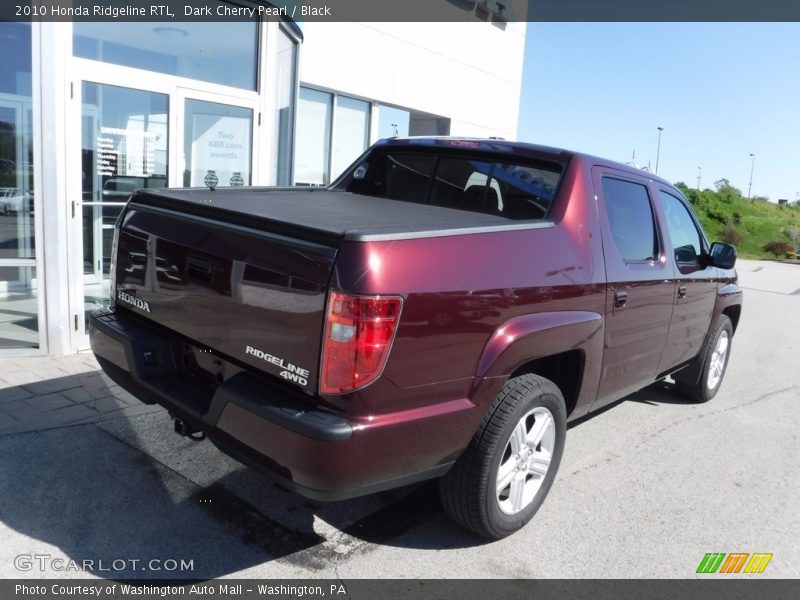 Dark Cherry Pearl / Black 2010 Honda Ridgeline RTL