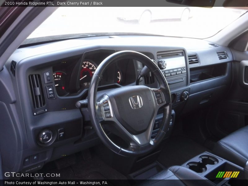 Dark Cherry Pearl / Black 2010 Honda Ridgeline RTL