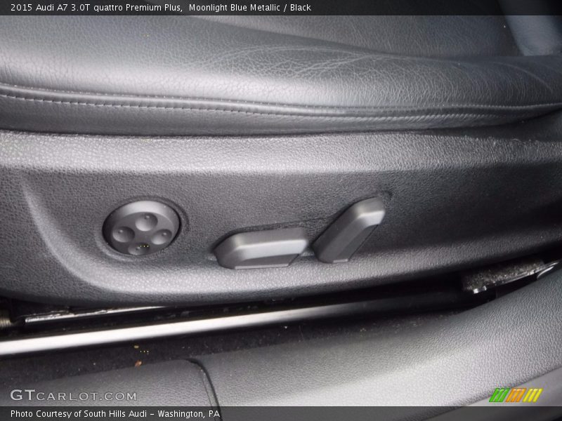 Moonlight Blue Metallic / Black 2015 Audi A7 3.0T quattro Premium Plus