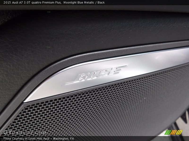 Moonlight Blue Metallic / Black 2015 Audi A7 3.0T quattro Premium Plus
