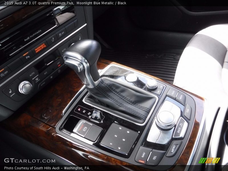 Moonlight Blue Metallic / Black 2015 Audi A7 3.0T quattro Premium Plus