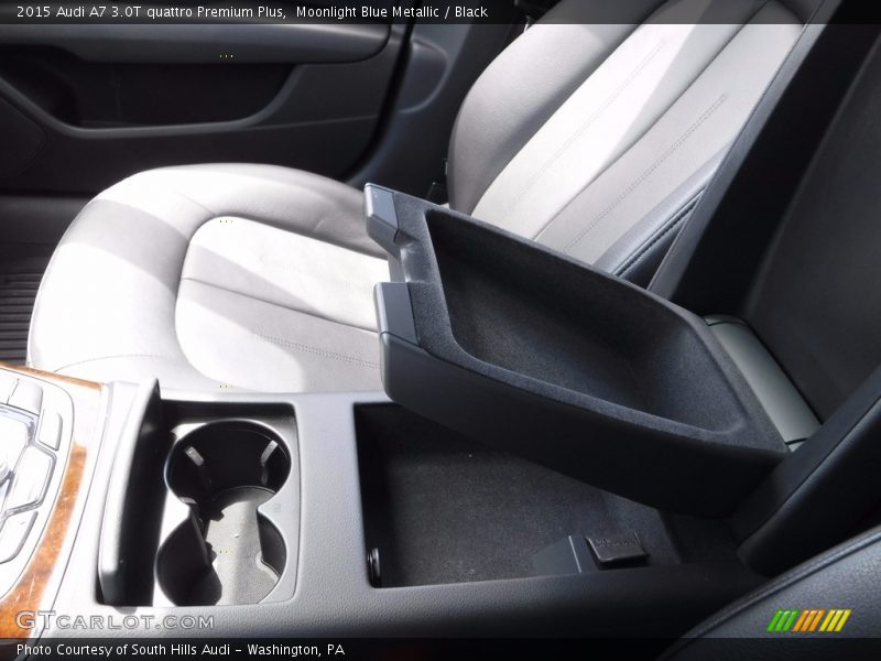 Moonlight Blue Metallic / Black 2015 Audi A7 3.0T quattro Premium Plus