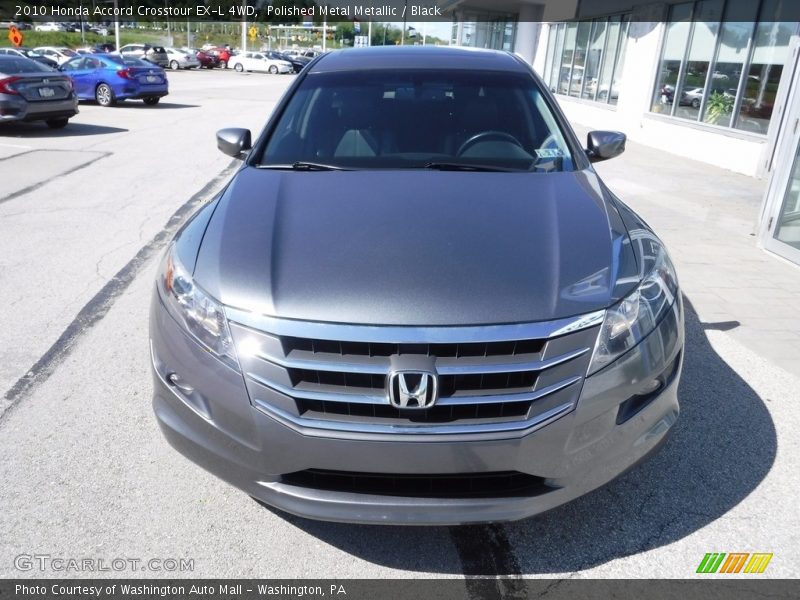 Polished Metal Metallic / Black 2010 Honda Accord Crosstour EX-L 4WD