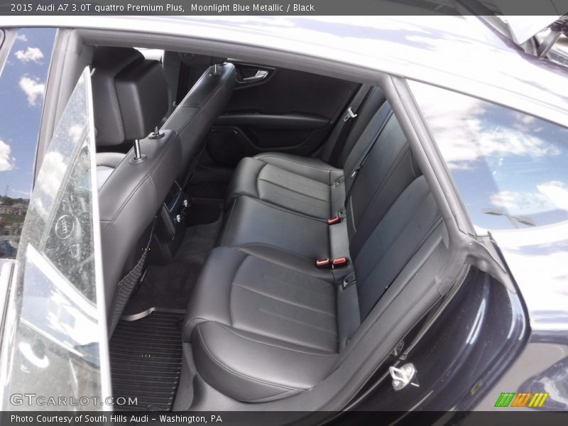 Moonlight Blue Metallic / Black 2015 Audi A7 3.0T quattro Premium Plus