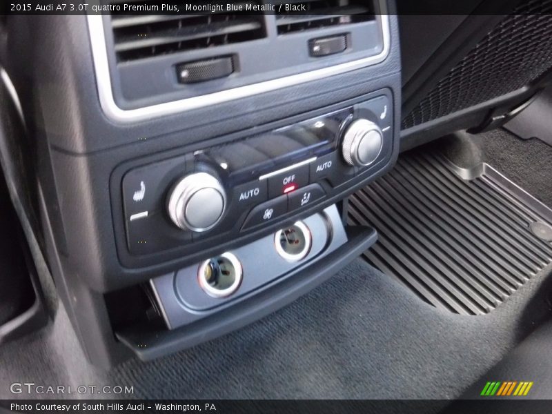 Moonlight Blue Metallic / Black 2015 Audi A7 3.0T quattro Premium Plus