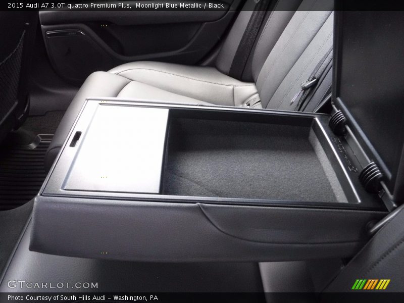 Moonlight Blue Metallic / Black 2015 Audi A7 3.0T quattro Premium Plus