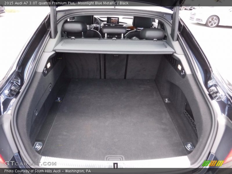 Moonlight Blue Metallic / Black 2015 Audi A7 3.0T quattro Premium Plus