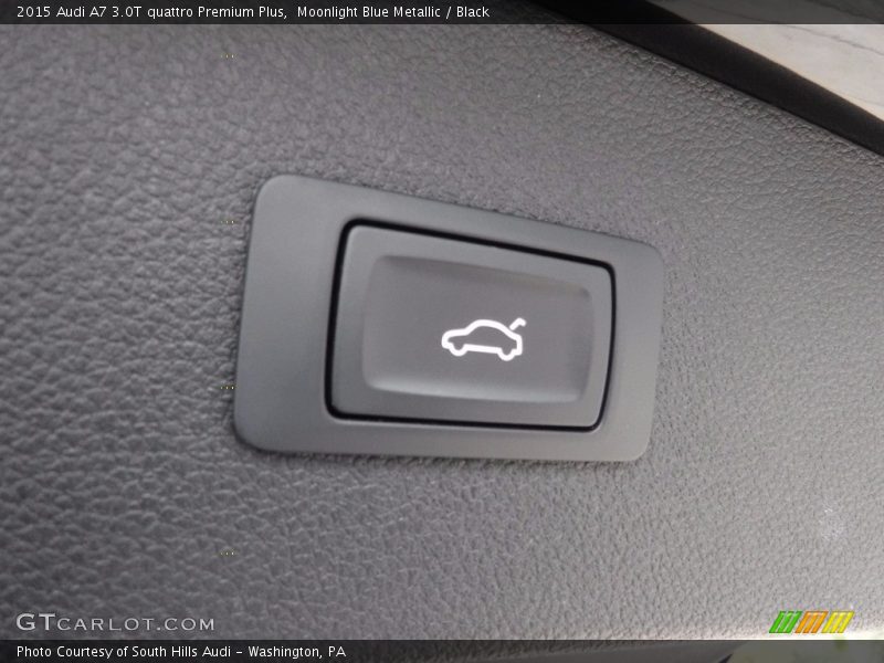 Moonlight Blue Metallic / Black 2015 Audi A7 3.0T quattro Premium Plus